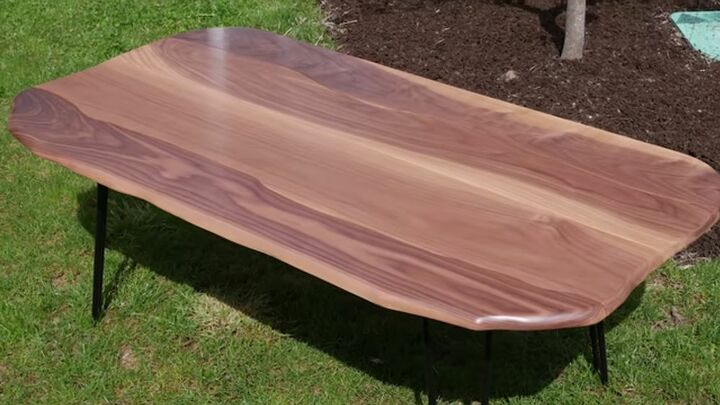 how to create your own live edge river table from scratch, DIY River Table
