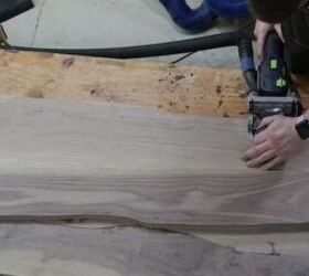 how to create your own live edge river table from scratch, Mark and Place Dominoes