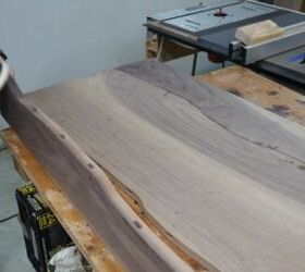 how to create your own live edge river table from scratch, Sand