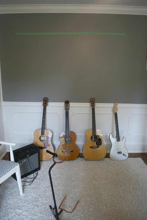 diy wall mount guitar hooks