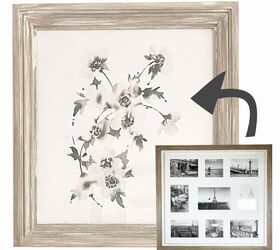 how to make large diy rustic frames from outdated or cheap frames