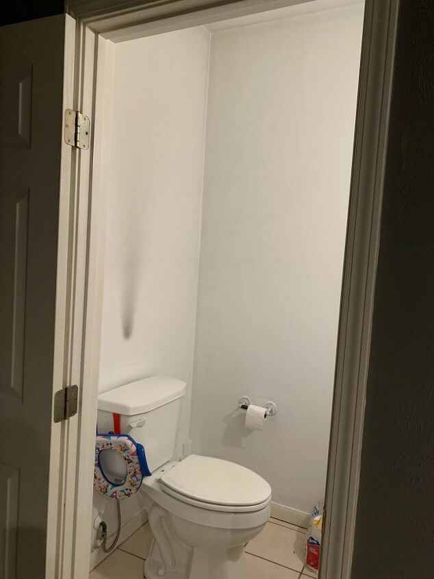 how to stencil a powder room wall with stencil revolution