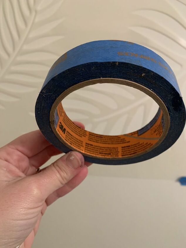 how to stencil a powder room wall with stencil revolution