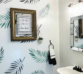 Cómo hacer una plantilla para pared del cuarto de baño con Stencil Revolution | Hometalk