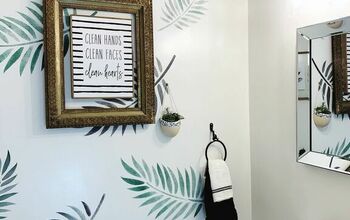 How to Stencil a Powder Room Wall With Stencil Revolution