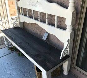how to build a headboard bench in an afternoon