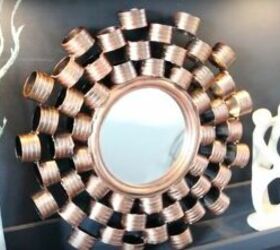 create a chic and stylish wall mirror in six simple steps, DIY Sunburst Mirror