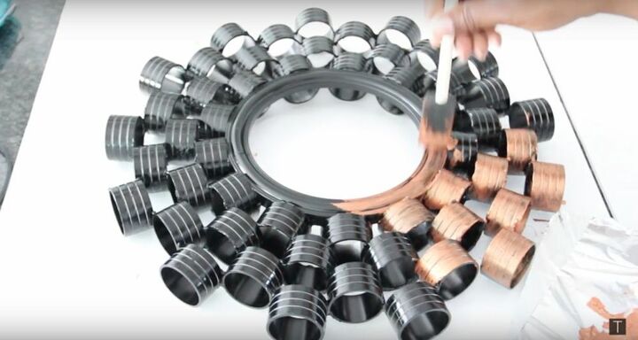 create a chic and stylish wall mirror in six simple steps, Paint