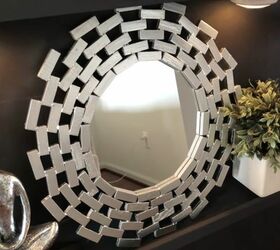 create your own diy decorative wall mirror in a few easy steps, DIY Silver Mirror