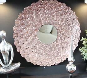 how to create a stunning decorative wall mirror for less than 10, DIY Metallic Dollar Store Mirror