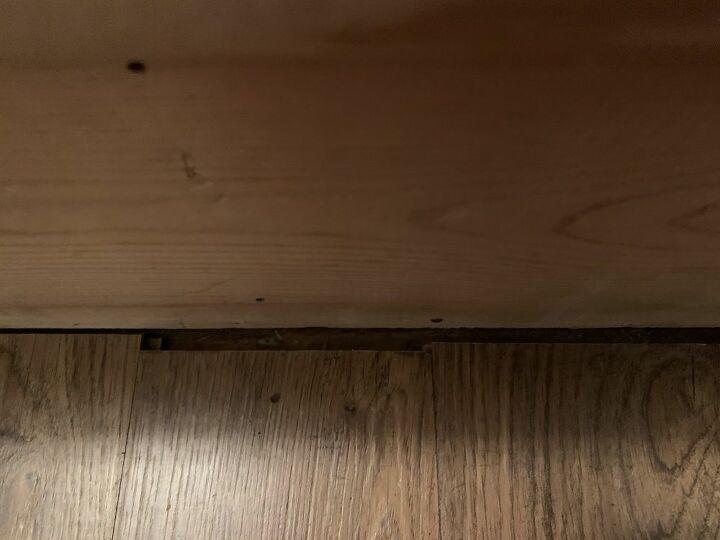 how do i fill a gap between flooring and bottom stairs