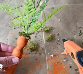 Repurposed Wooden Spindle Carrots | Hometalk