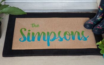 DIY Personalized Doormat