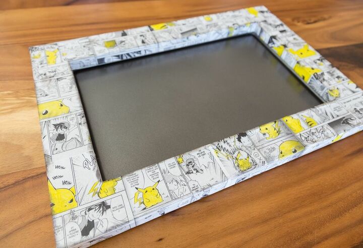 diy frame to hide a cookie sheet