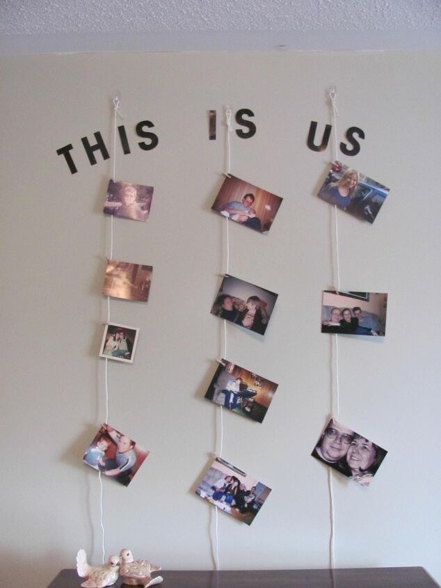 s 13 fun things you can do to show off your boxed up family photos, Display your photographs vertically