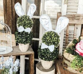 How to Make an Adorable Bunny Topiary DIY Hometalk