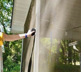 how to clean a screen porch
