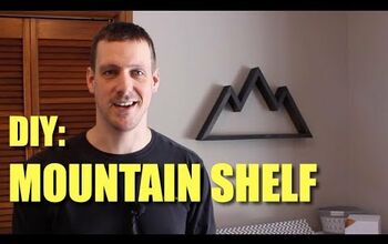 Tu guía fácil para hacer estanterías flotantes de bricolaje con forma de montaña