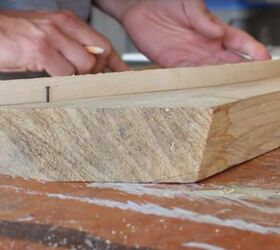 aprende a crear un candelabro de madera tallada para tu mesa de comedor, Encuentra la curva que quieres