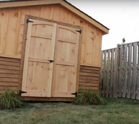 how to build diy shed doors in 13 simple steps, DIY Shed Doors