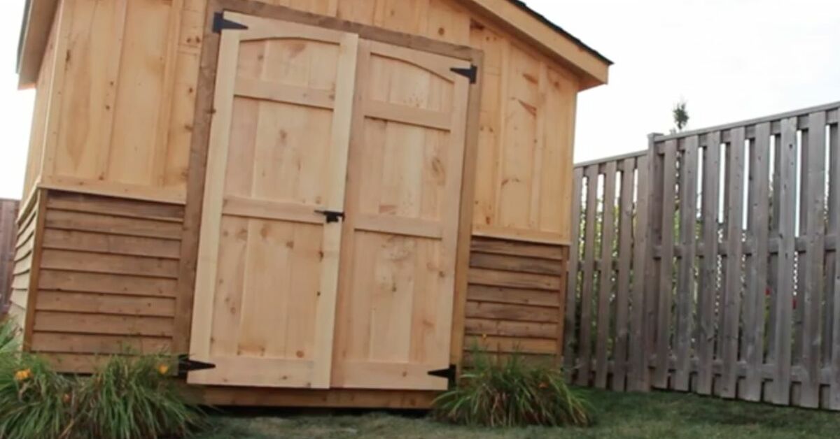 How to Create Easy-Build Shed Doors from Scratch | Hometalk