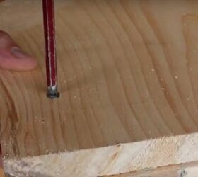 how to build diy shed doors in 13 simple steps, Attach Your D cor to the Door
