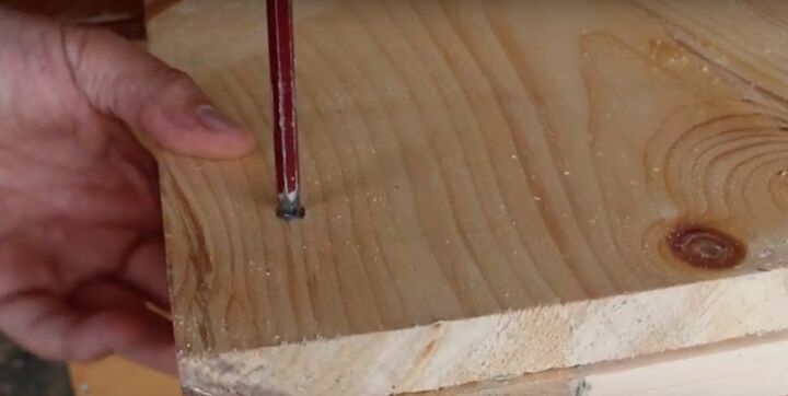how to build diy shed doors in 13 simple steps, Attach Your D cor to the Door