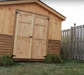 how to build diy shed doors in 13 simple steps, Easy DIY Shed Doors