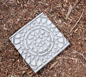 How To Make Stamped Garden Stepping Stones