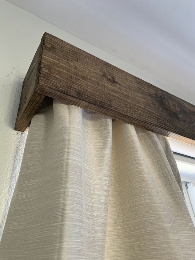 How to make a wood window valance for cheap