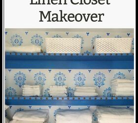 linen closet idea for cheap