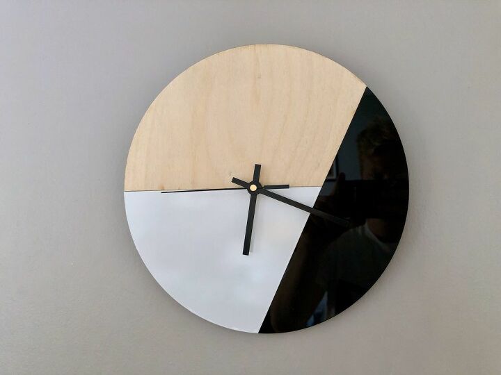 reloj moderno de bricolaje