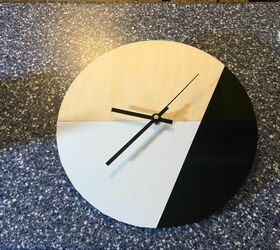 diy modern clock