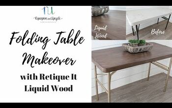 Cambio de imagen de la mesa plegable con Retique It Liquid Wood