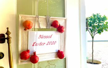 Decoración de la puerta de Pascua 2020 - Sin conejos ni huevos