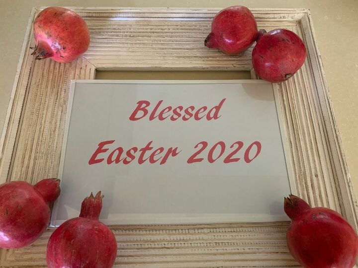 easter door decor 2020 no bunnies no eggs