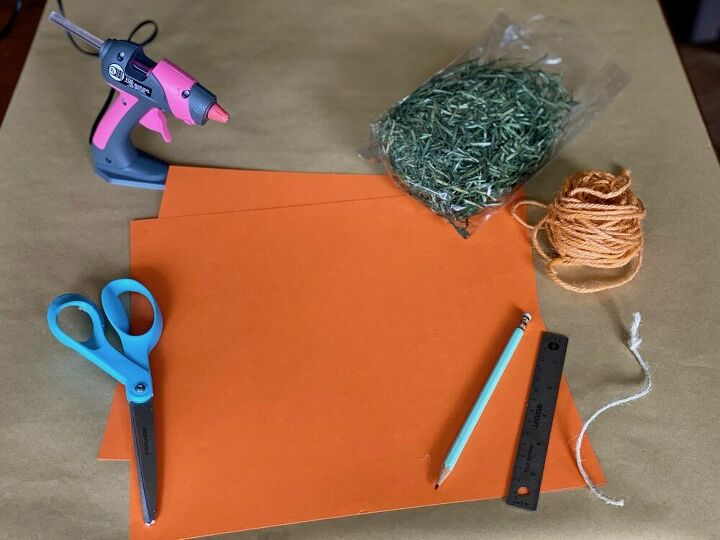 diy twine carrots