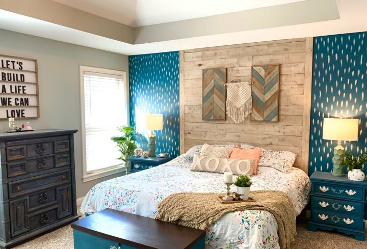 11 wild painting techniques we re excited to try right now, Upgrade a bedroom wall