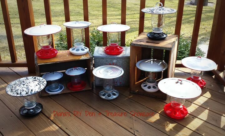 15 crazy creative ways to reuse old pots and pans around your home, Make a bird feeder with mason jars and pot lids
