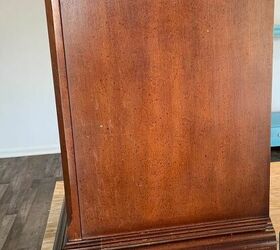 diy nightstand makeover, One Light Coat of Shellac