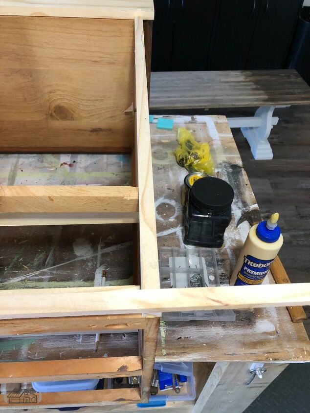 repurpose free sideboard cabinet into kitchen island