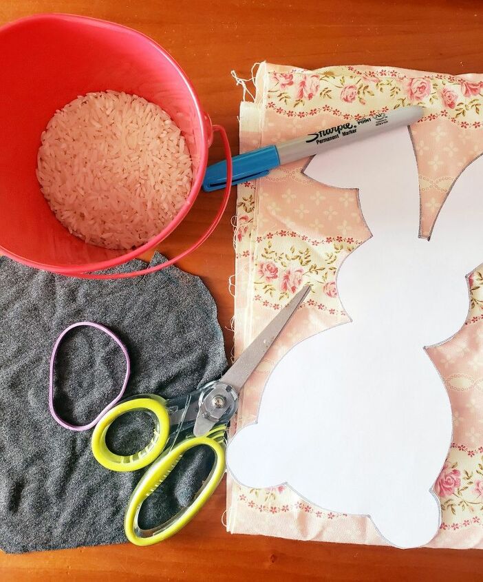 how i made cute easter bunny decor from clipart bunny outline