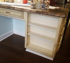 antiqueing kitchen cabinets and creating wood icing designs