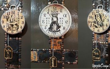  Decoração Alice no País das Maravilhas - Reforma da sala de artesanato - Relógio de bolso falso