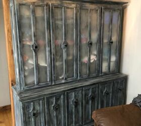 outdated buffet to up cycled dresser hutch, Bedroom hutch