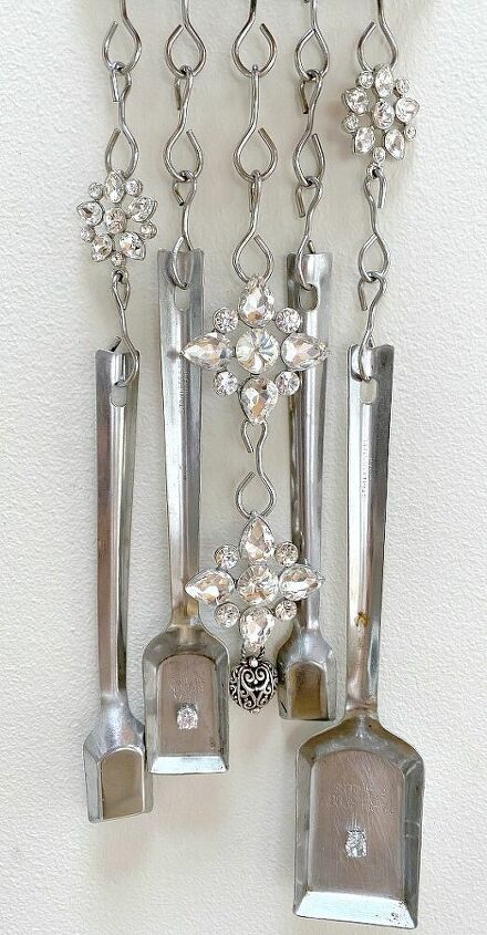 how to make a wind chime with broken jewelry