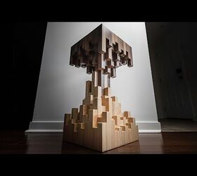 Pixelated End Table