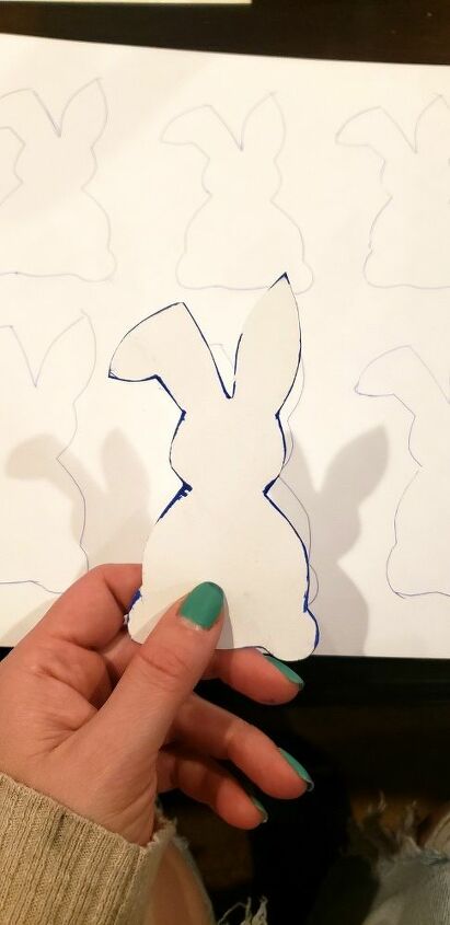 cmo hice una bonita decoracin de conejo de pascua a partir de una imagen prediseada