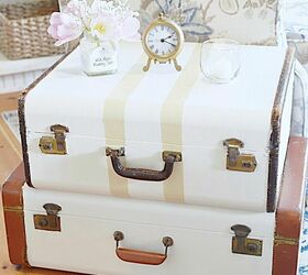 Reutiliza una maleta vintage para la decoración de tu casa