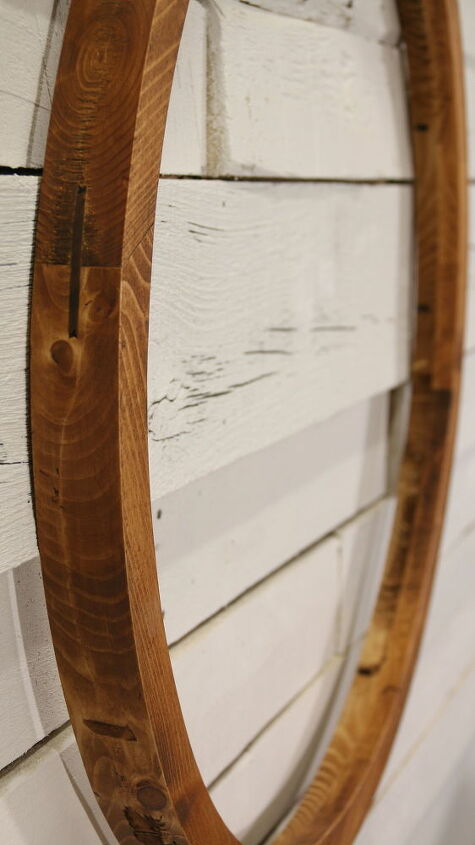 marco de madera redondo